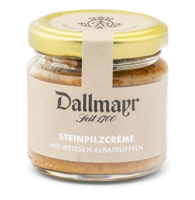Steinpilzcreme mit weißem Alba-Trüffel von Alois Dallmayr KG