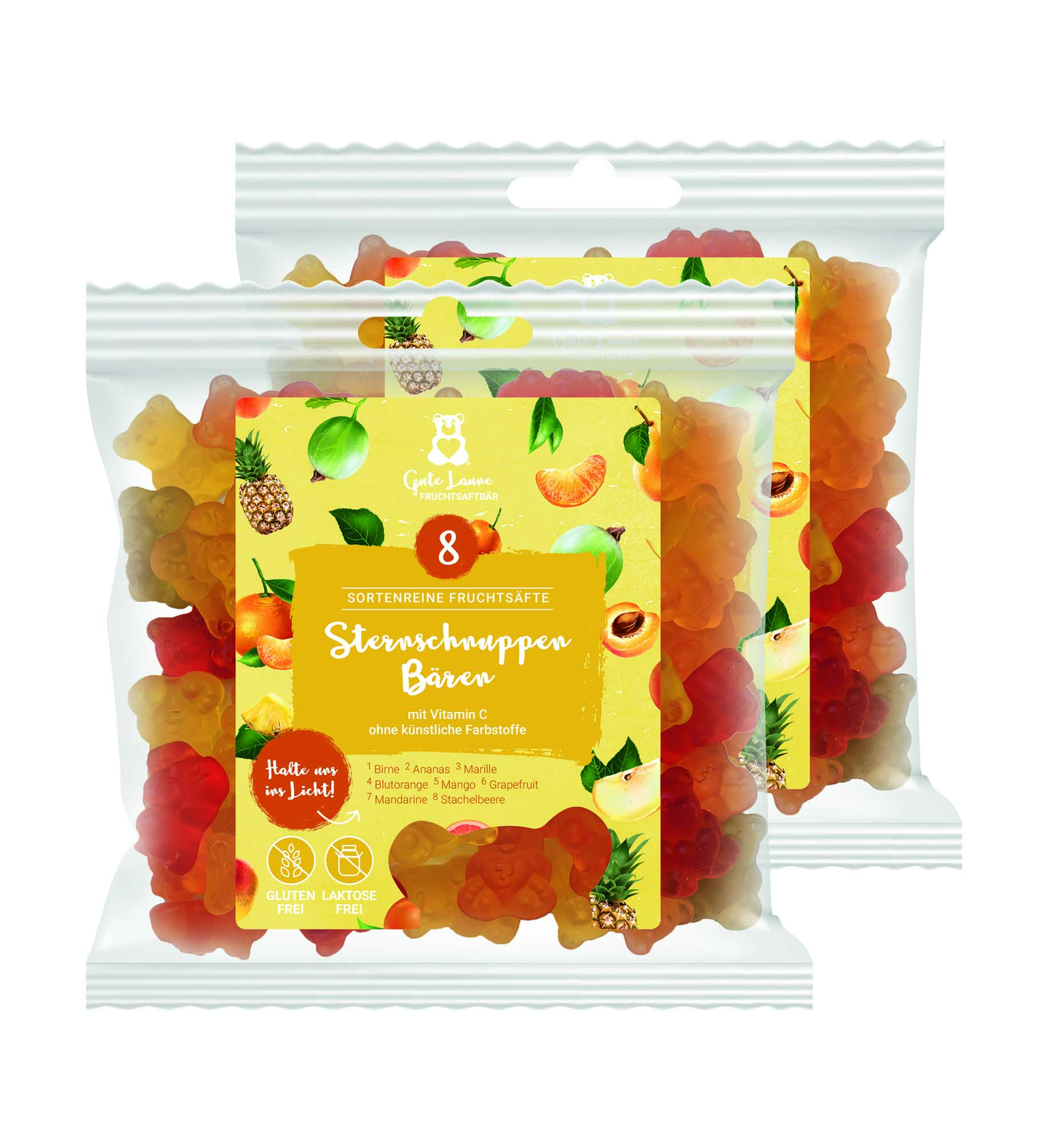Sternschnuppen Bären - helle Fruchtgummis 2 x 150g Sternschnuppen Bären - helle Fruchtgummis 2 x 150g