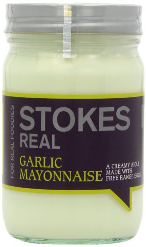 Stokes Knoblauch Mayonnaise 345 g (Pack von 3) von STOKES