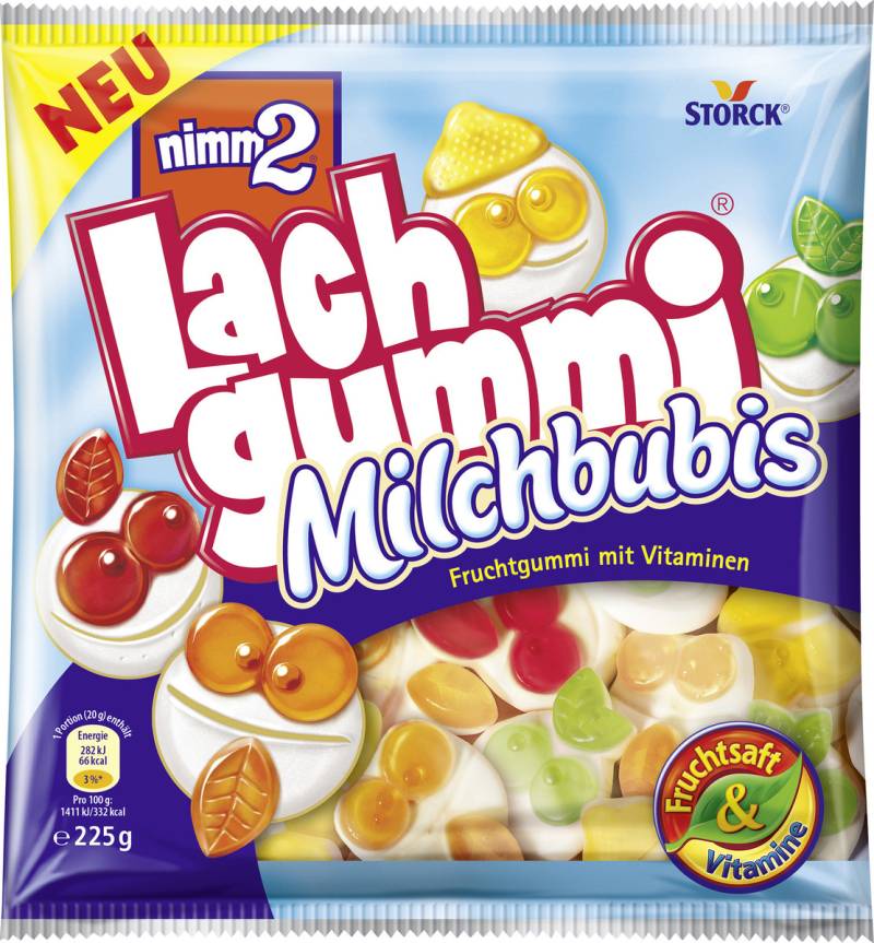 Storck Nimm2 Lachgummi Milchbubi 225G