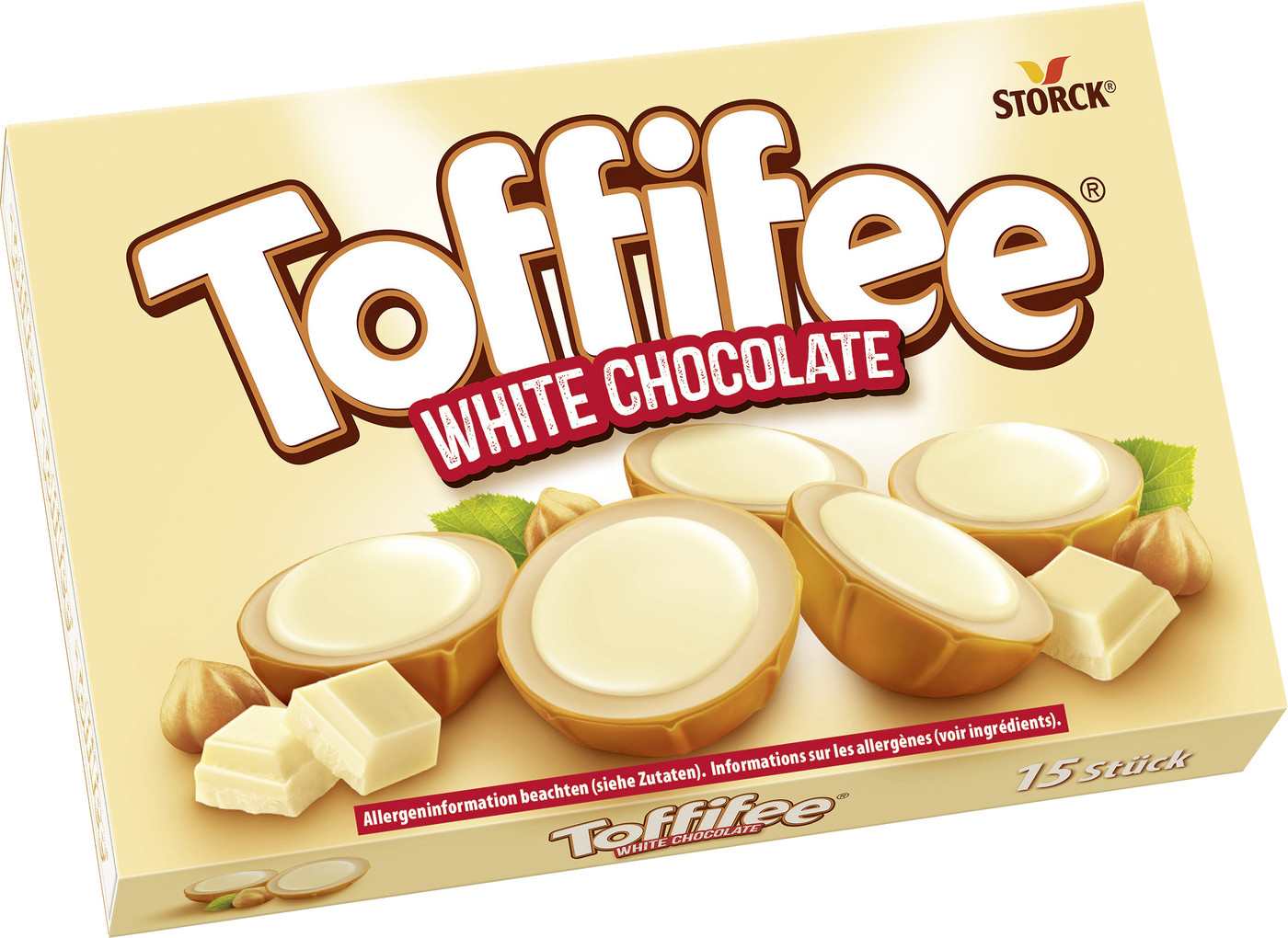 Storck Toffifee White Chocolate 15ST 125G Storck Toffifee White Chocolate 15ST 125G