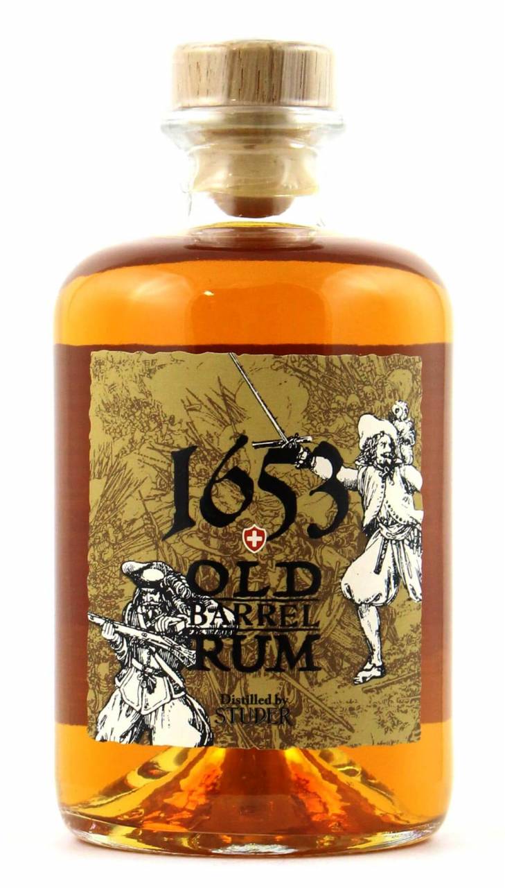 Studer 1653 Old Barrel Rum Swiss Handabfüllung 0,5l