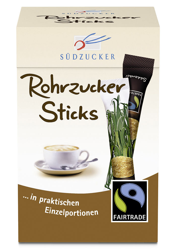 Südzucker Fairtrade Rohrzucker Sticks 250G Südzucker Fairtrade Rohrzucker Sticks 250G