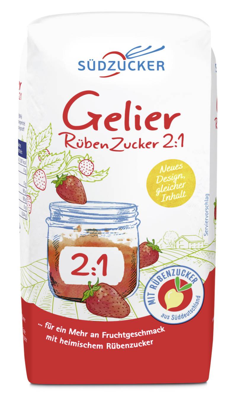 Südzucker Gelier Rübenzucker 2 plus 1 500G