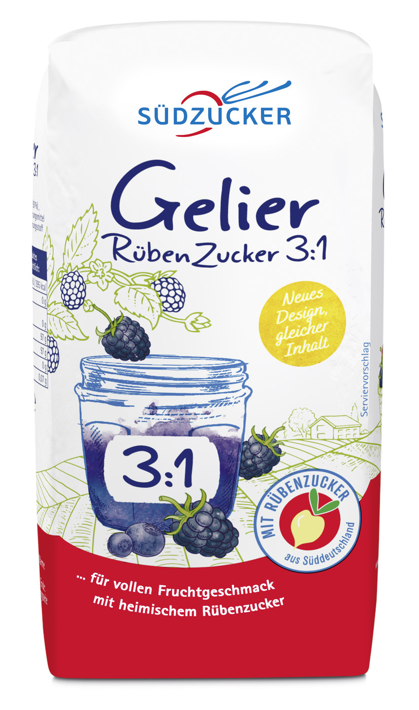 Südzucker Gelier Rüben Zucker 3:1 500G