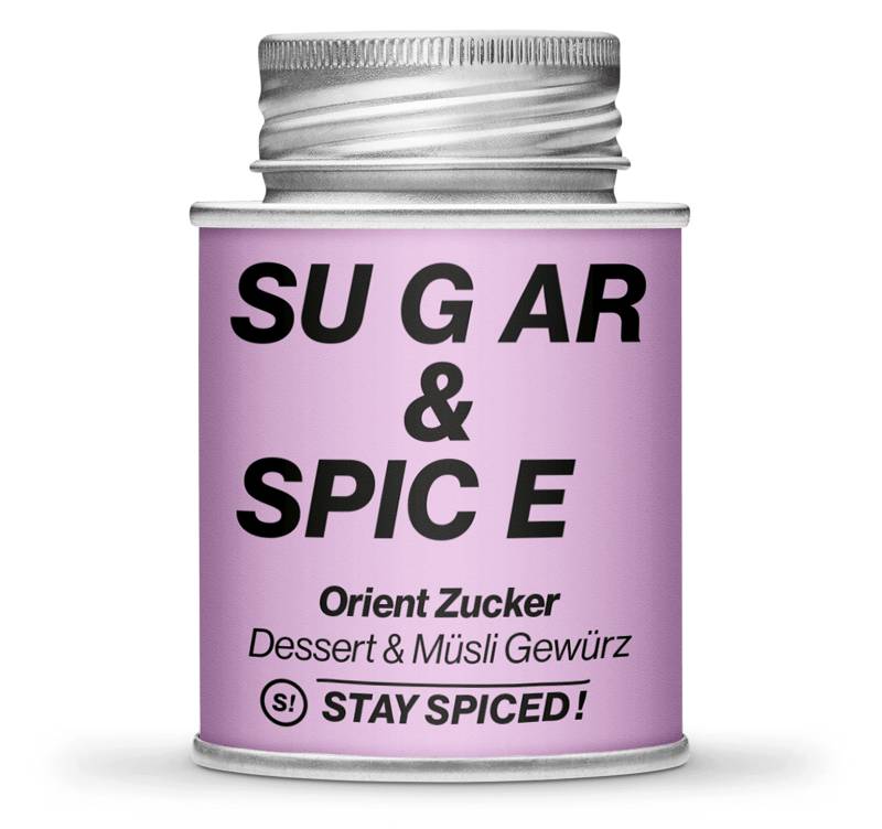 Sugar & Spice - Orientalisch, 170ml Schraubdose