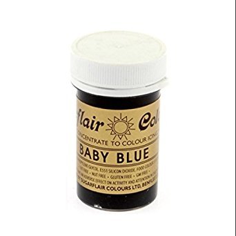 Sugarflair Essbare Fondant Paste Farbe 25g -Bably Blue Braun Sugarflair Essbare Fondant Paste Farbe 25g -Bably Blue Braun