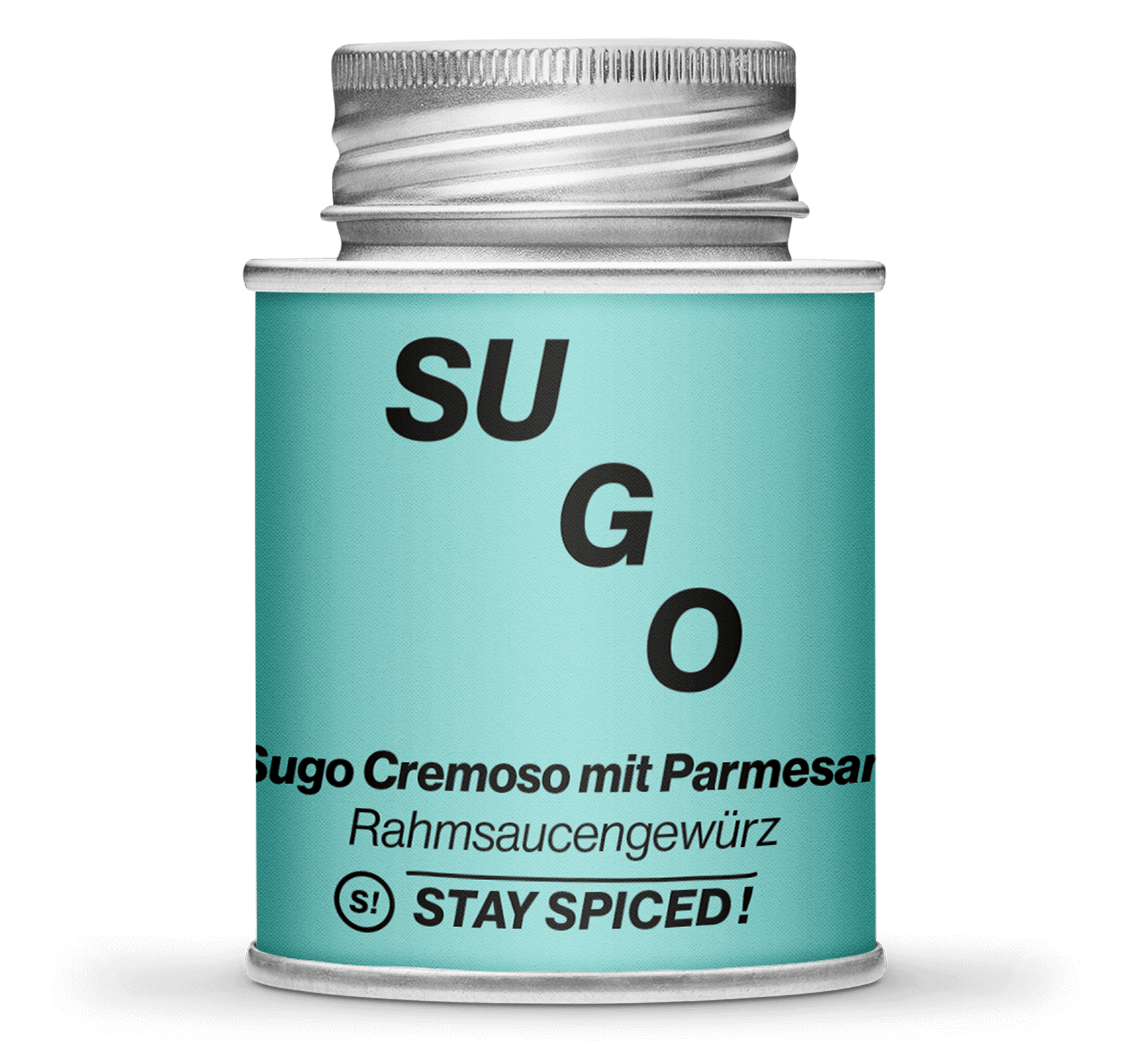 Sugo Cremoso mit Parmesan, Rahmsaucenwürzer, 170ml Schraubdose Sugo Cremoso mit Parmesan, Rahmsaucenwürzer, 170ml Schraubdose