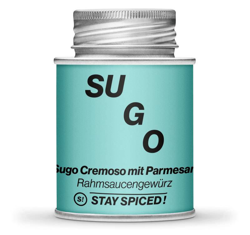 Sugo Cremoso mit Parmesan, Rahmsaucenwürzer, 170ml Schraubdose