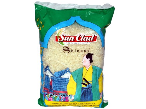 Sun Clad - Shinode Sushireis / Spitzenreis Rundkorn, 3er Pack (3 x 1 kg) von Sun Clad