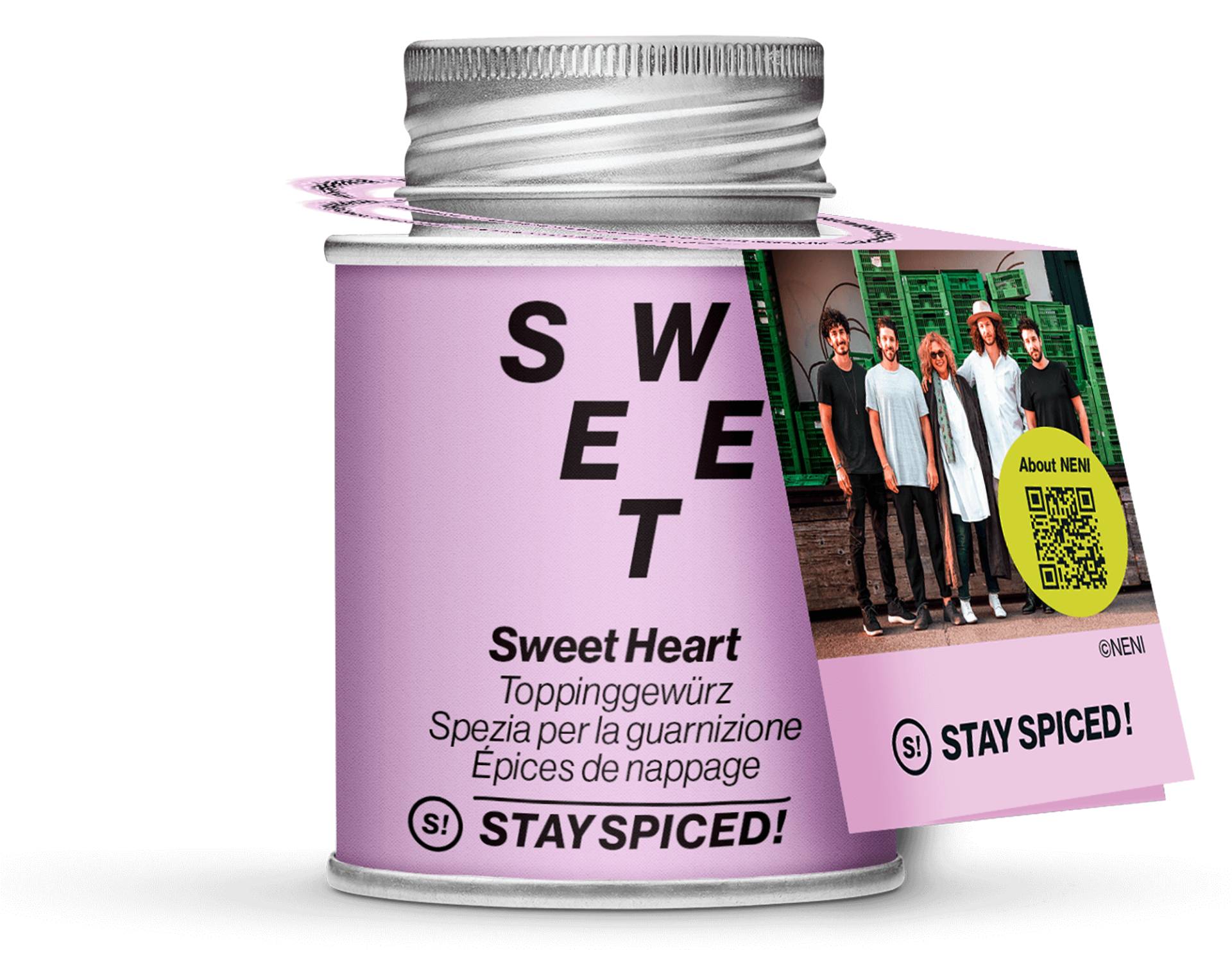 Sweet Heart, Toppinggewürz, 170ml Schraubdose Sweet Heart, Toppinggewürz, 170ml Schraubdose