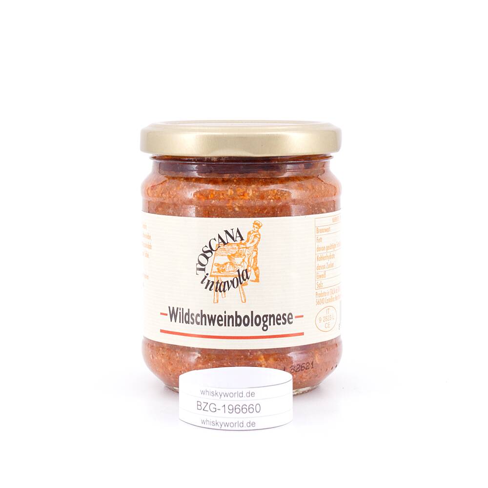 TOSCANA intavola Wildschweinbolognese 180 g TOSCANA intavola Wildschweinbolognese 180 g