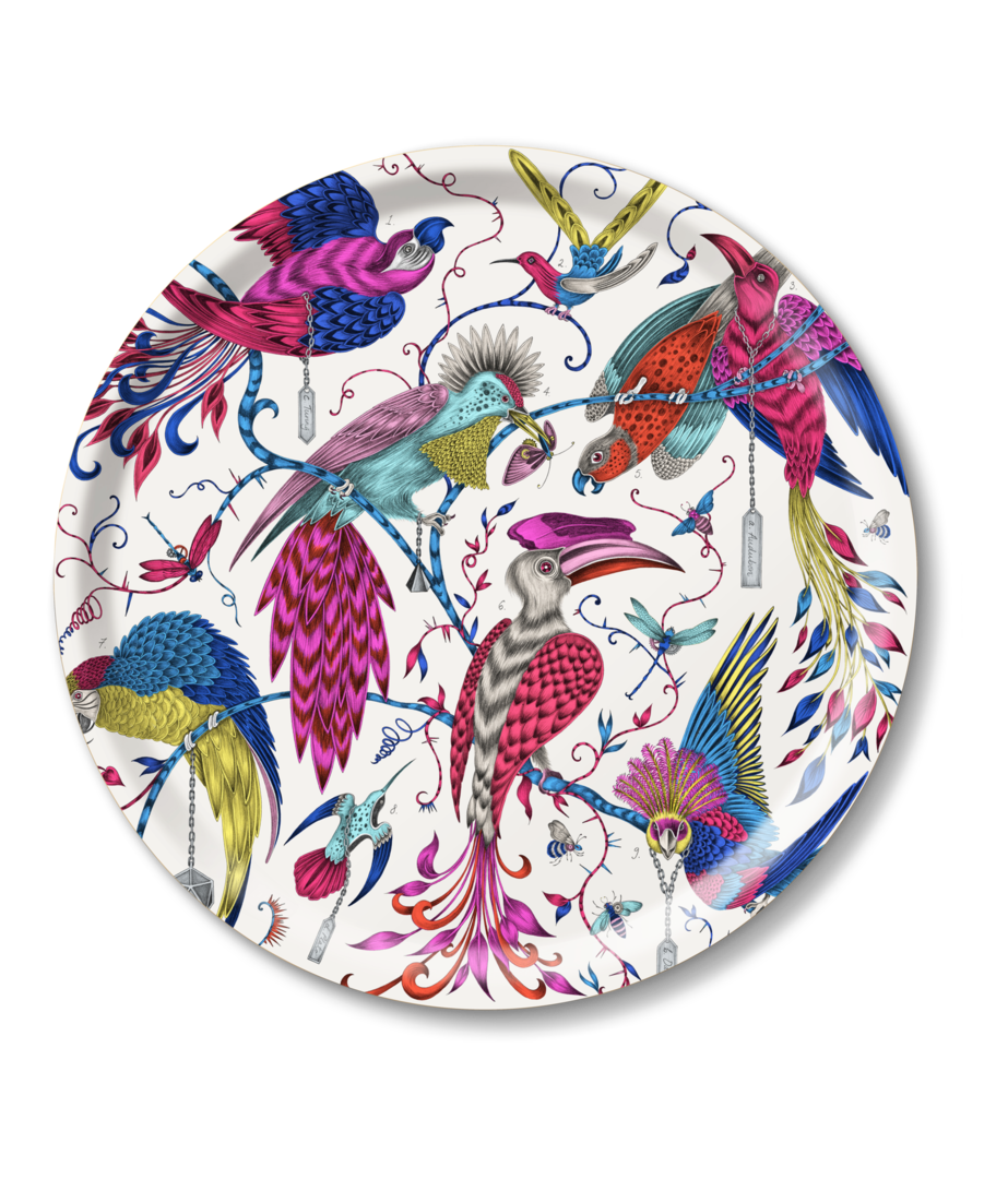 Tablett Audubon Vögel bunt Tablett Audubon Vögel bunt von Jamida AB