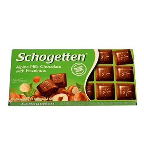 Tafel Schokolade Schogetten Alpenvollmilch-Nuss 100g von Schogetten