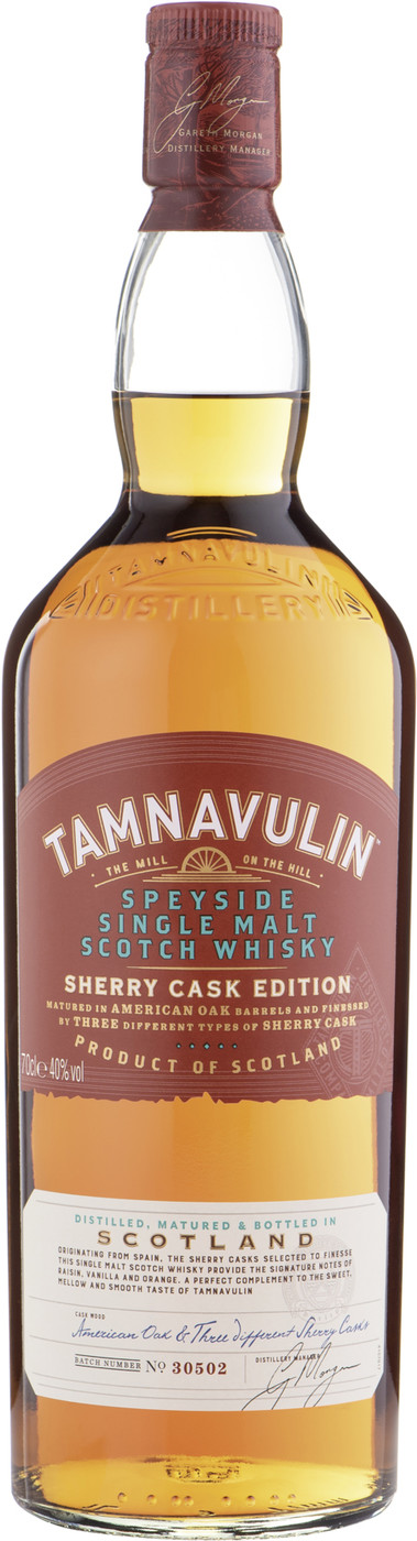Tamnavulin Sherry Cask Whisky 40% 0,7L