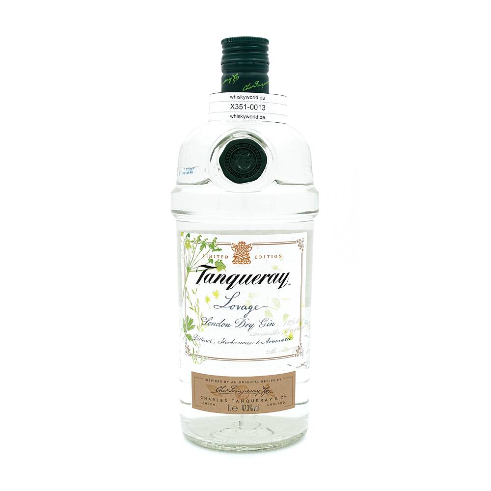 Tanqueray Lovage London Dry Gin Literflasche 1 L/ 47.3% vol Tanqueray Lovage London Dry Gin Literflasche 1 L/ 47.3% vol