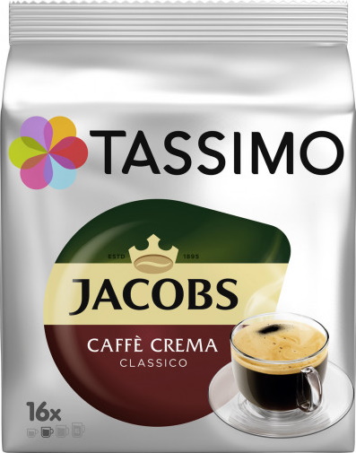 Tassimo Jacobs Caffé Crema Classico 16ST 112G