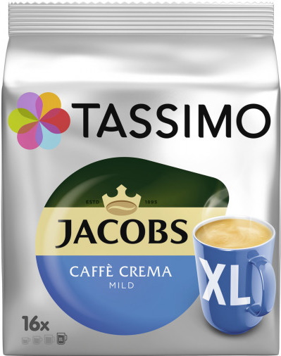 Tassimo Jacobs Caffè Crema mild XL 16ST 128G