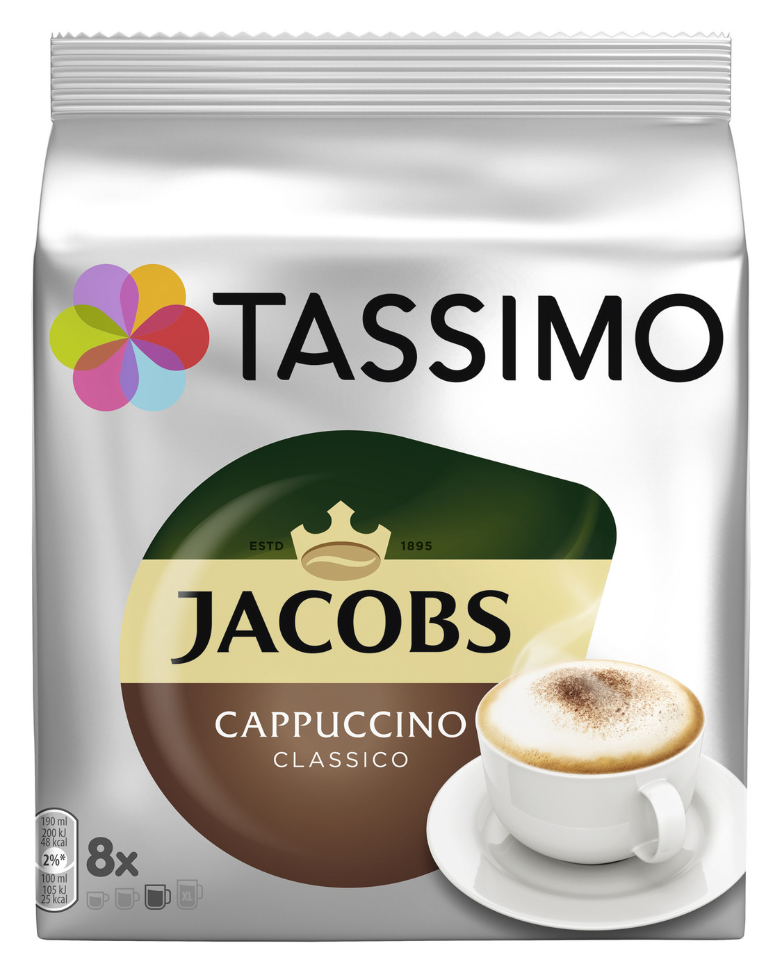 Tassimo Jacobs Cappuccino Classico 8ST 260G Tassimo Jacobs Cappuccino Classico 8ST 260G