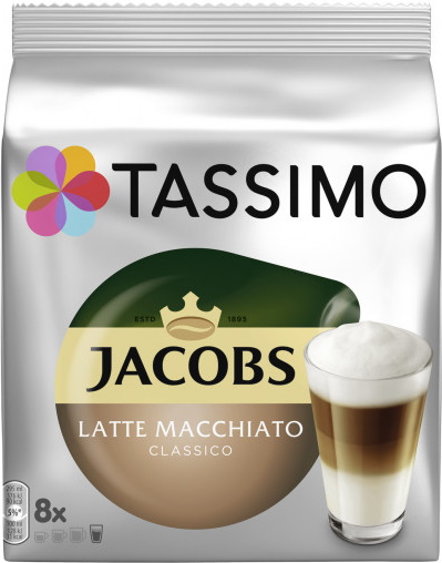Tassimo Jacobs Latte Macchiato Classico 8ST 264G