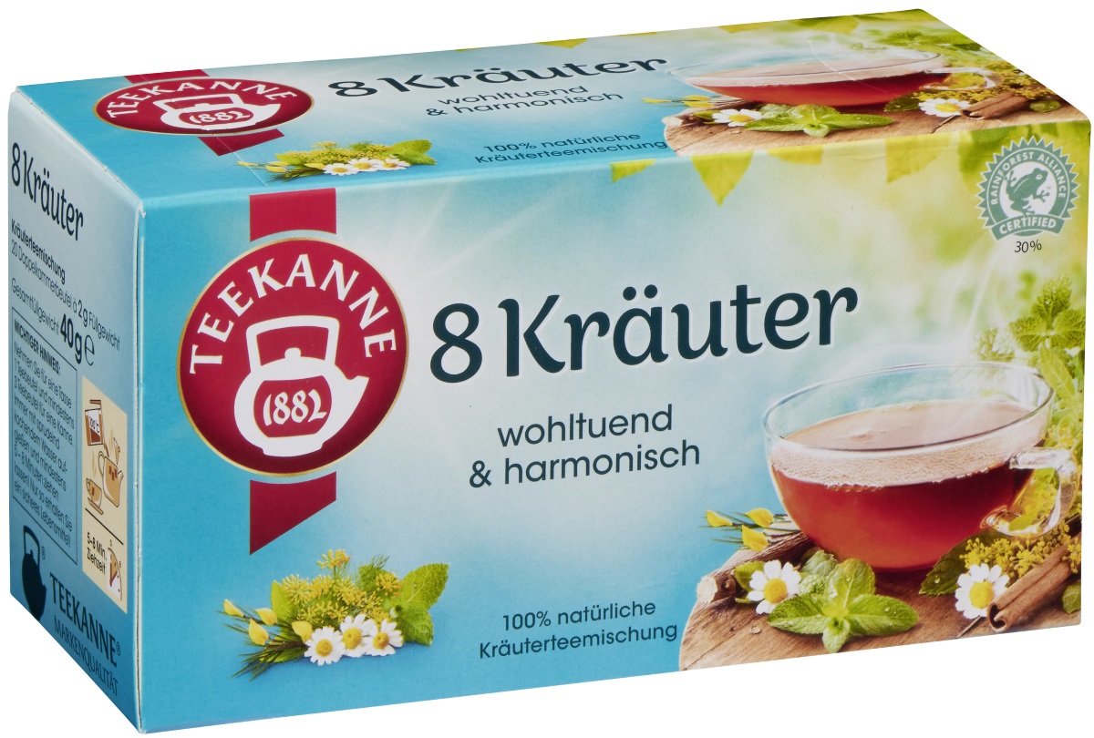 Teekanne 8 Kräuter 20ST 40G