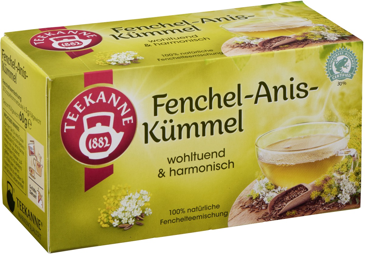 Teekanne Fenchel Anis-Kümmel 20ST 60G