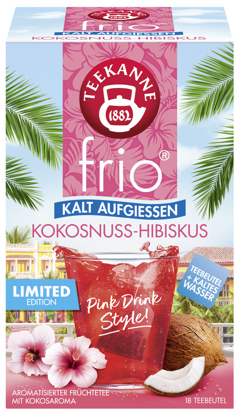 Teekanne Frio Hibiskus-Kokosnuss 18ST 45G Teekanne Frio Hibiskus-Kokosnuss 18ST 45G