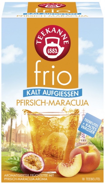 Teekanne Frio Pfirsich-Maracuja 18ST 45G