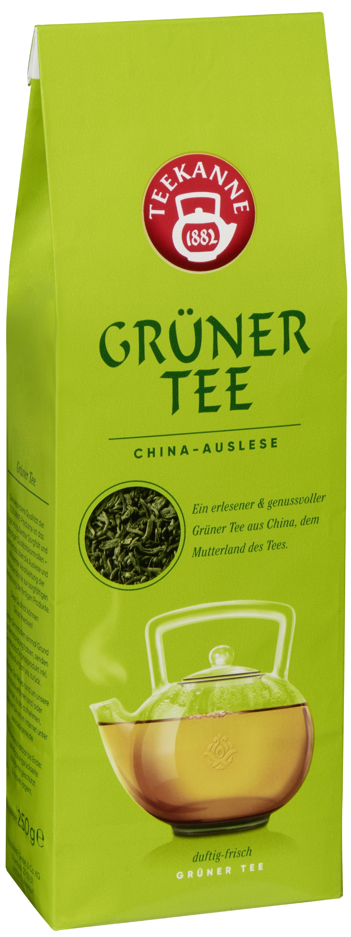 Teekanne Grüner Tee China Auslese lose 250G