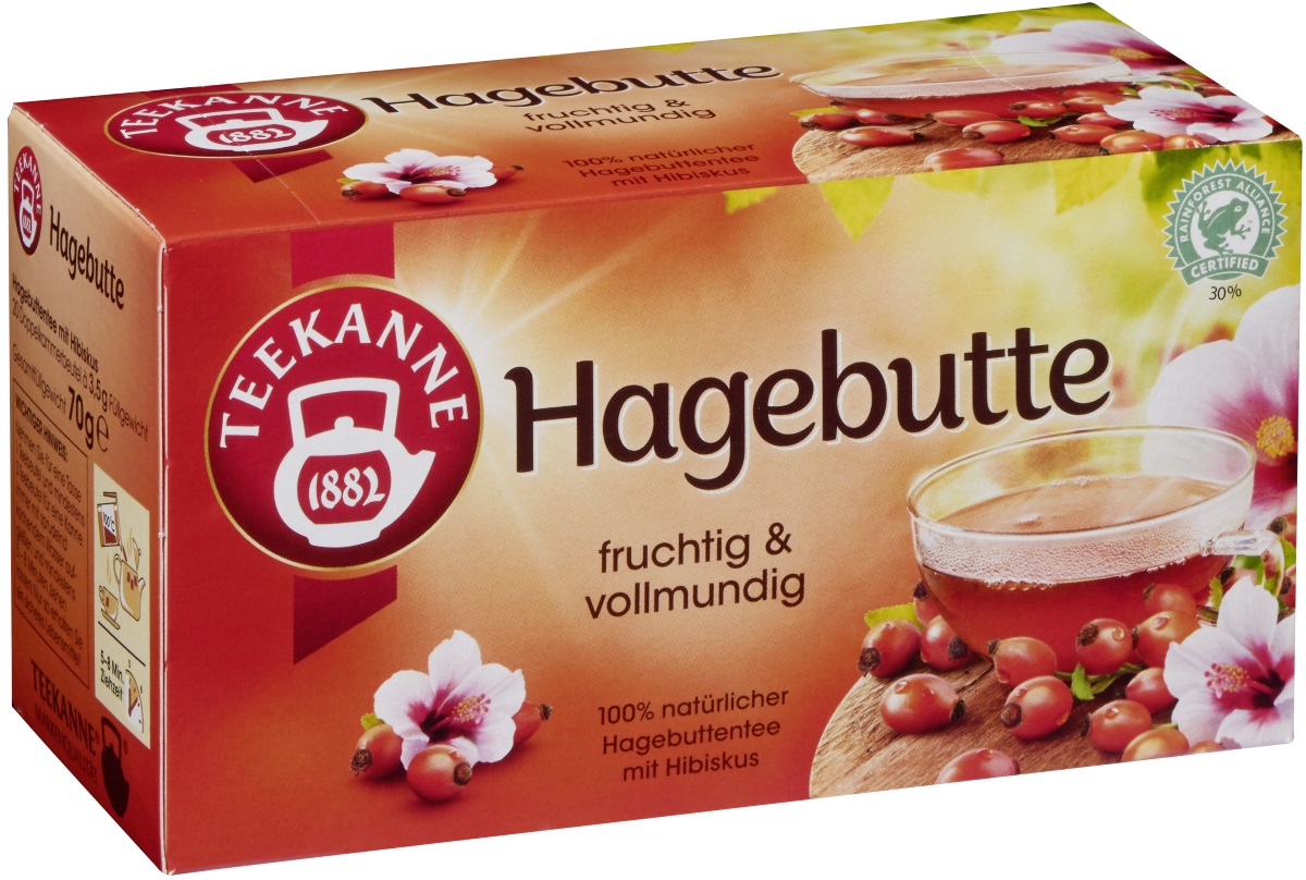 Teekanne Hagebutte 20ST 70G