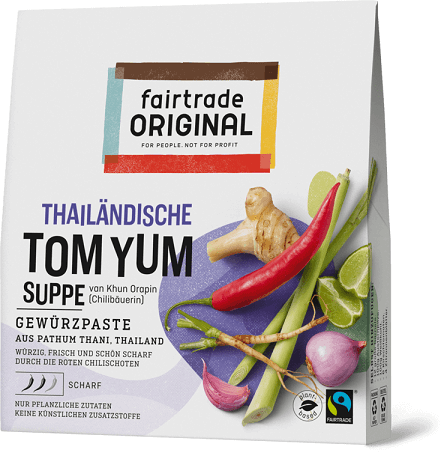 Thailändische Tom Yum Suppe