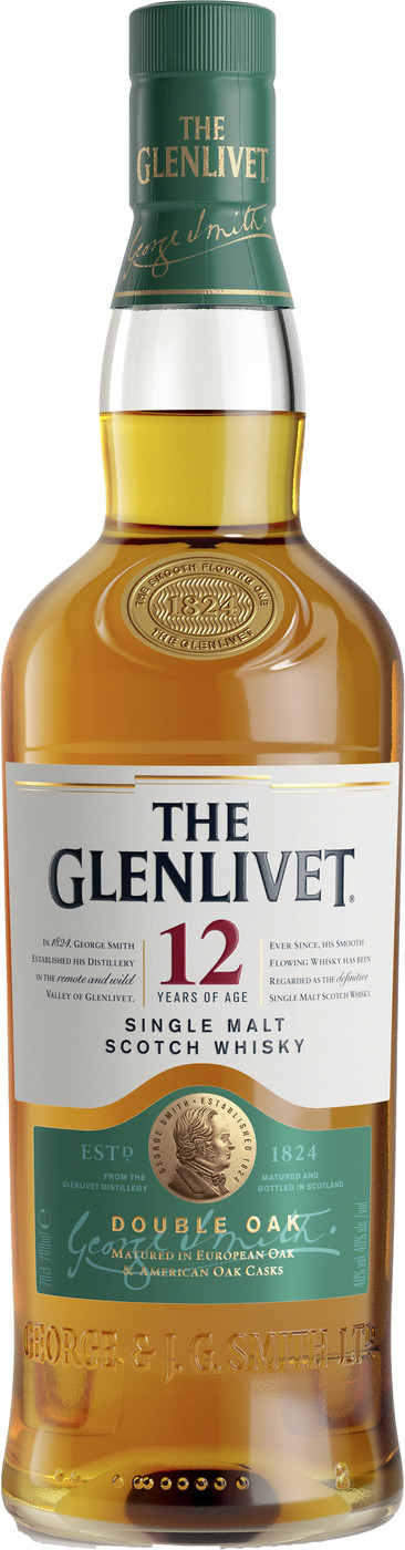 The Glenlivet Whisky 12 Jahre 40% GP 0,7L The Glenlivet Whisky 12 Jahre 40% GP 0,7L