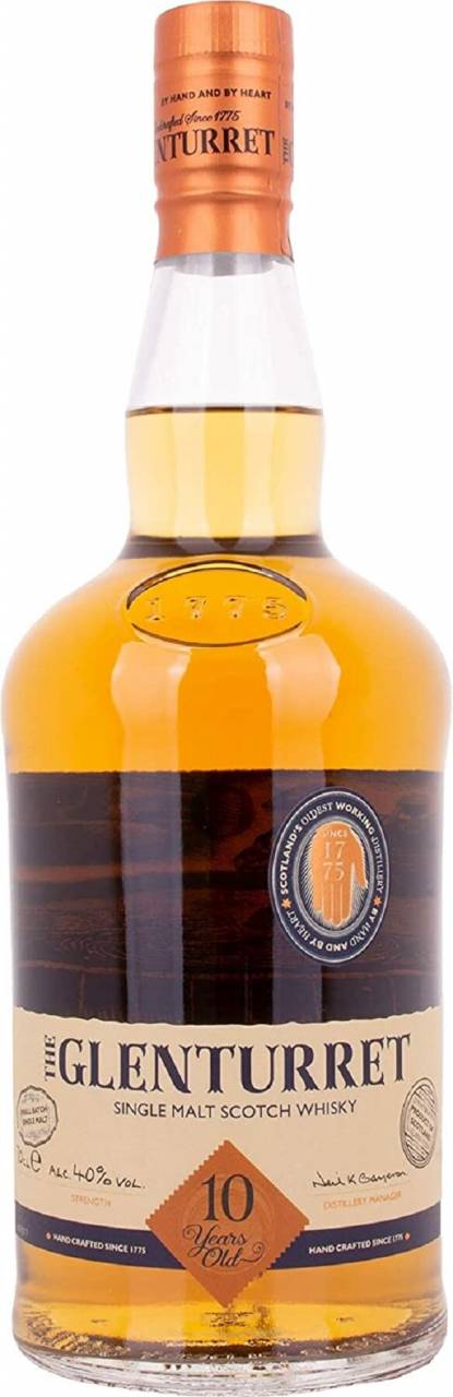 The Glenturret 10 Jahre Single Malt Scotch Whisky 0,7l 40% Vol.