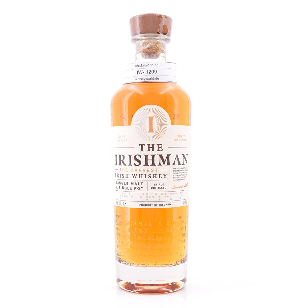The Irishman The Harvest Single Malt 0,70 L/ 40.0% vol The Irishman The Harvest Single Malt 0,70 L/ 40.0% vol