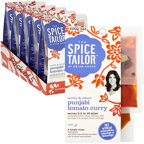 The Spice Tailor Punjabi Tomaten-Curry - Indisches Curry-Set, 5 Stück von The Spice Tailor