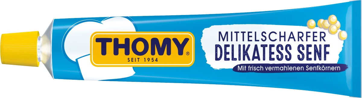 Thomy Delikatess Senf mittelscharf 100ML Thomy Delikatess Senf mittelscharf 100ML