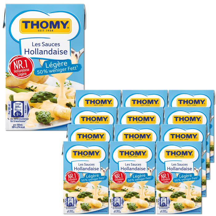 Thomy Les Sauces Hollandaise Legérè 12x250ML