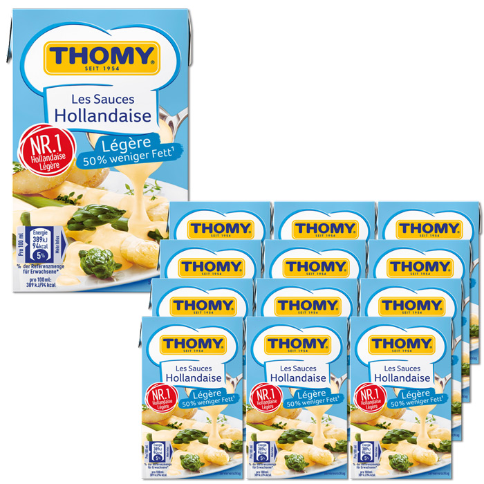 Thomy Les Sauces Hollandaise Legérè 12x250ML