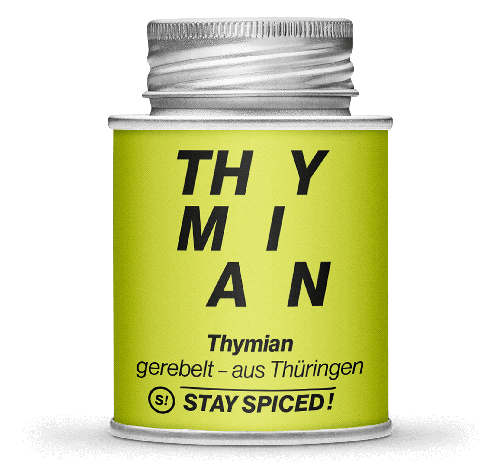Thymian gerebelt - original Thüringer, 170ml Schraubdose Thymian gerebelt - original Thüringer, 170ml Schraubdose