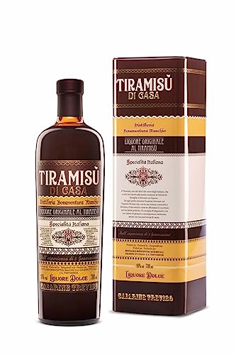 Bonaventura Maschio - Liquore Tiramisù di Casa/Tiramisu-Likör in Metall-Geschenkdose (1 x 0,7L) von BONAVENTURA MASCHIO