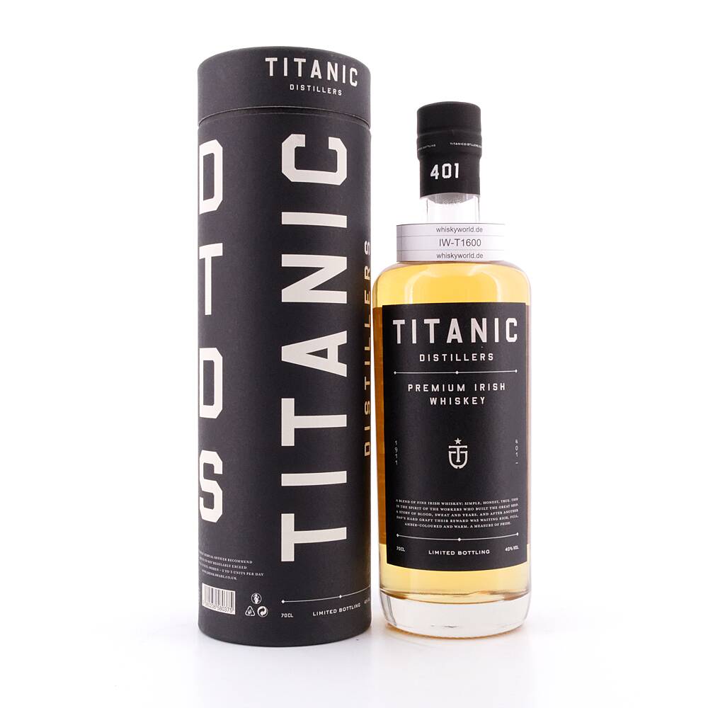 Titanic Distillers Premium Irish Whiskey 0,70 L/ 40.0% vol Titanic Distillers Premium Irish Whiskey 0,70 L/ 40.0% vol