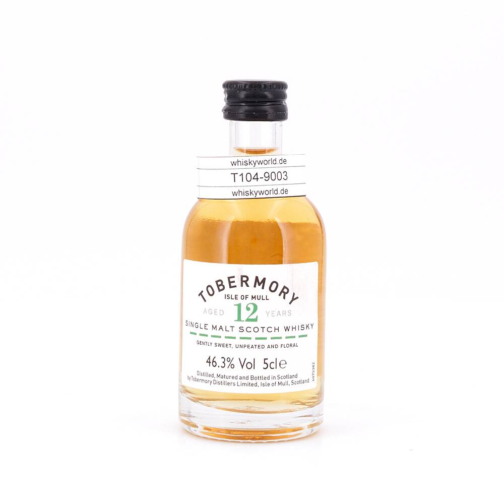 Tobermory 12 Jahre Miniatur 0,050 L/ 46.3% vol Tobermory 12 Jahre Miniatur 0,050 L/ 46.3% vol