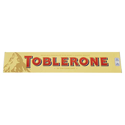 Toblerone Schokolade / Feine Schweizer Milchschokolade mit Honig- und Mandelnougat / Großtafel /1 x 360g von Toblerone