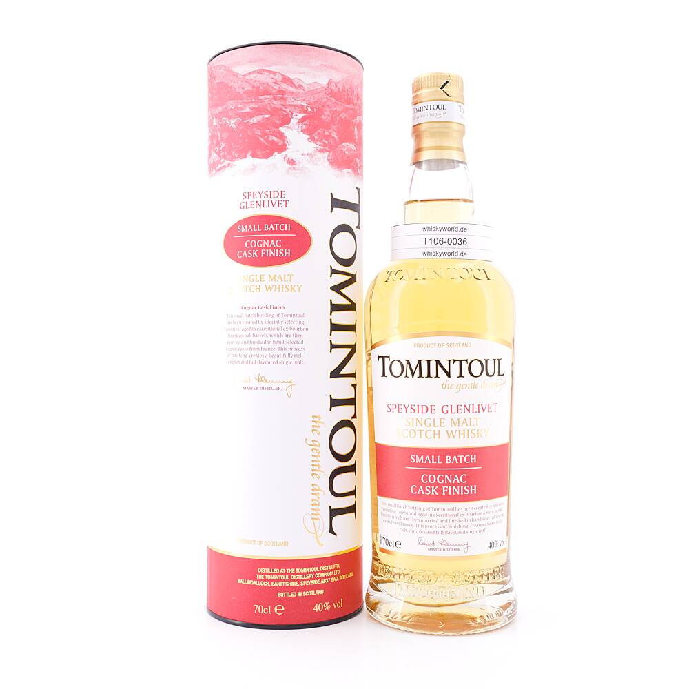 Tomintoul Cognac Cask Finish 0,70 L/ 40.0% vol Tomintoul Cognac Cask Finish 0,70 L/ 40.0% vol