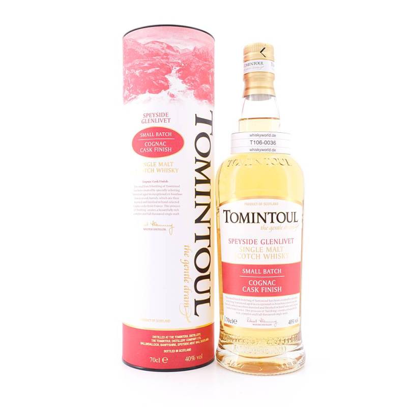 Tomintoul Cognac Cask Finish 0,70 L/ 40.0% vol