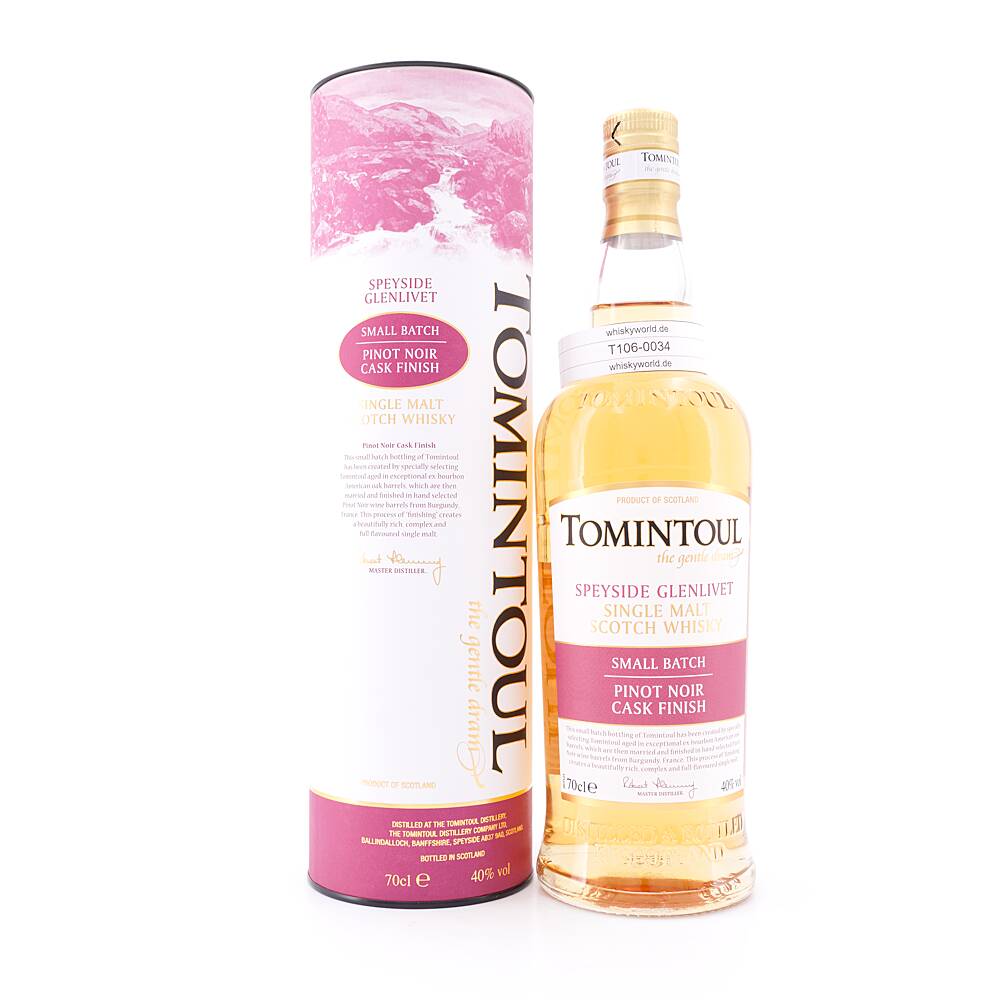 Tomintoul Pinot Noir Cask Finish 0,70 L/ 40.0% vol