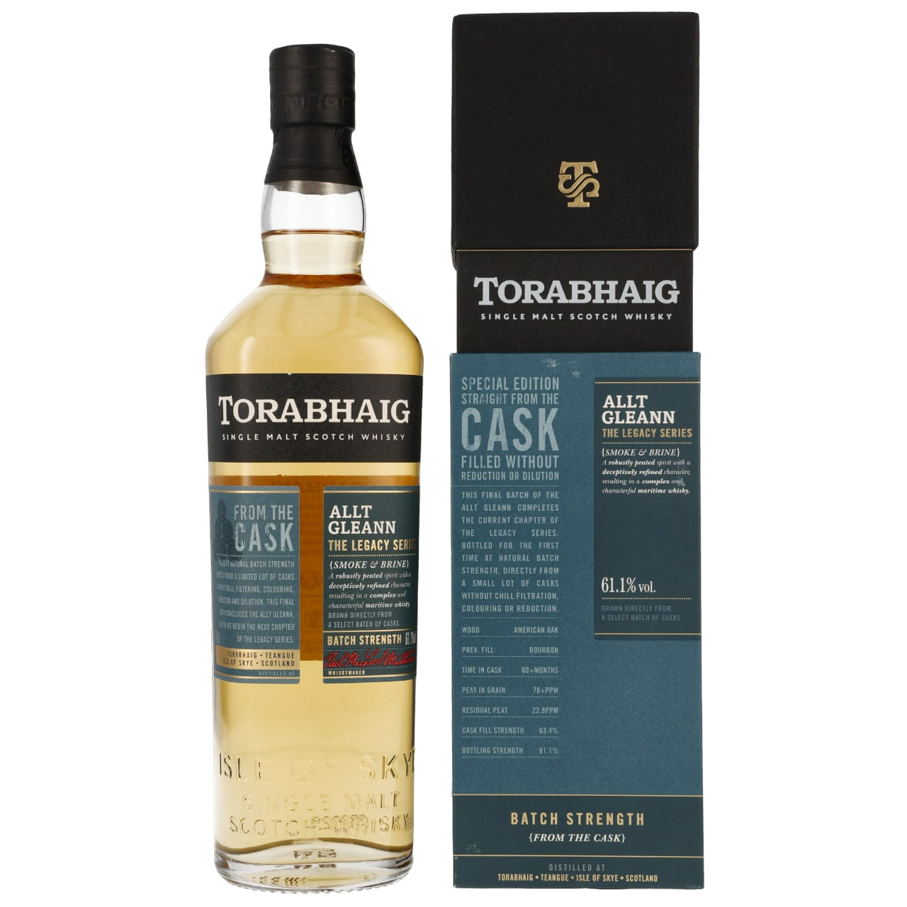 Torabhaig The Legacy Allt Gleann Batch Strength 61,1% vol. 0,7l von Torabhaig Distillery