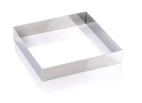 Tortenring quadrat 20x20/4 cm Tortenring quadrat 20x20/4 cm