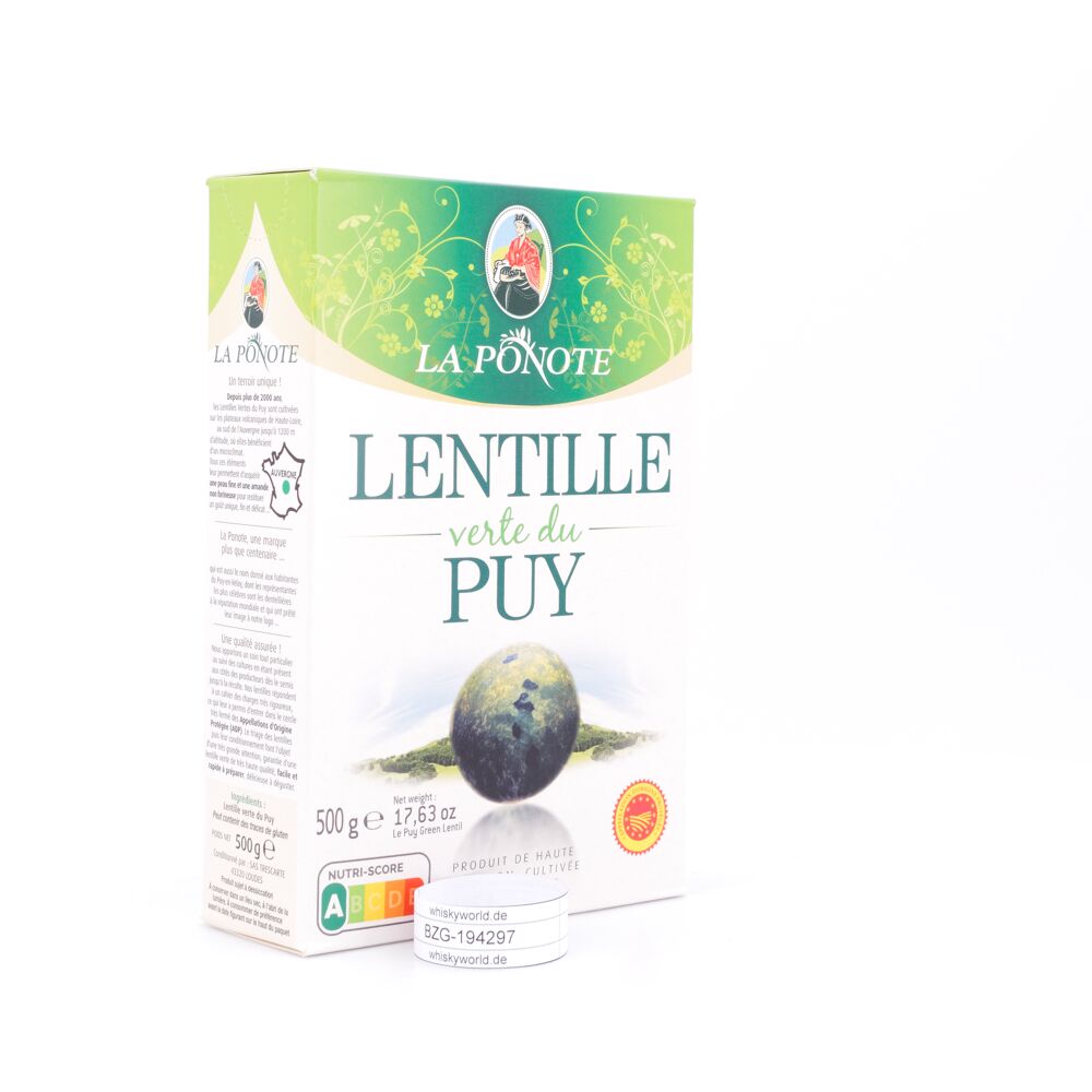 Trescarte Lentille PUY Grüne Linsen AOC aus Puy 500 g