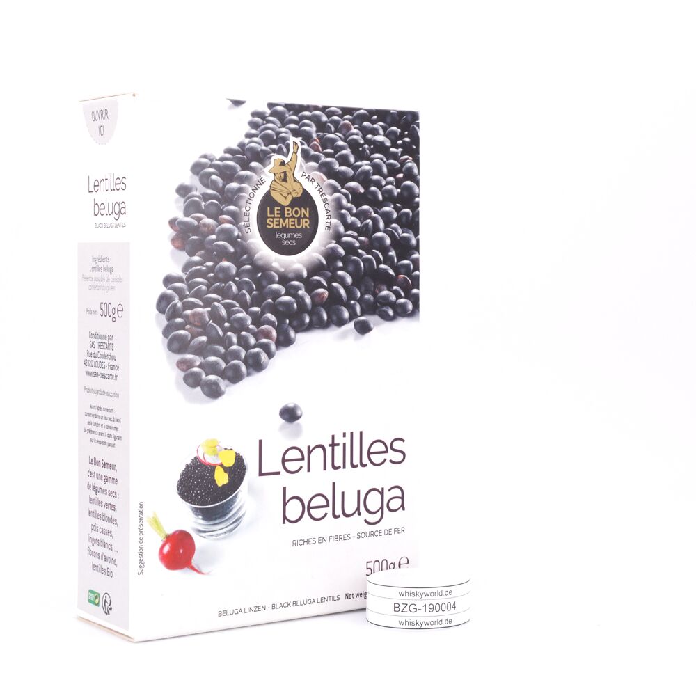 Trescarte Lentilles Beluga Beluga Linsen 500 g